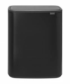 Brabantia Bo Recycling Touch Bin Matt Black 2 X 30Ltr