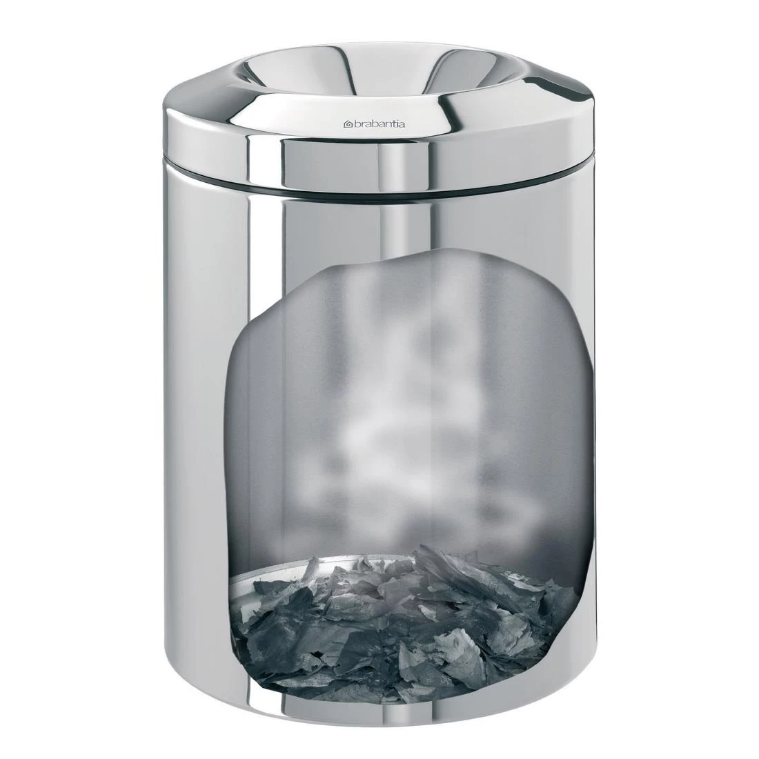 Brabantia FlameGuard Fireproof Waste Paper Bin Brilliant Steel 7Ltr - Image 2