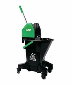 Scot Young SYR Long Tall Sally Recycled Plastic Mop Bucket And Wringer 16Ltr Green