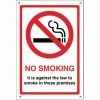Vogue No Smoking Premises Sign