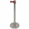 Bolero Polished Barrier With Red Strap 3m
