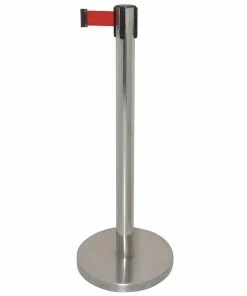 Bolero Polished Barrier With Red Strap 3m