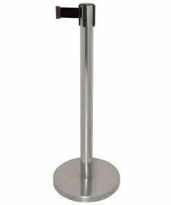 Bolero Polished Barrier With Black Strap 3m