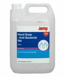 Jantex Unperfumed Antibacterial Liquid Hand Soap 5Ltr