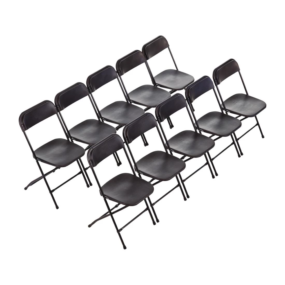 Bolero PP Folding Chairs Black (Pack Of 10) - Image 3