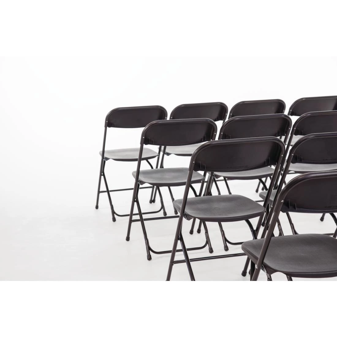 Bolero PP Folding Chairs Black (Pack Of 10) - Image 6