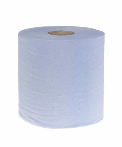 Jantex Blue Centrefeed Rolls 1ply 300m (Pack Of 6)