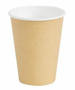 Fiesta Recyclable Coffee Cups Single Wall Kraft 340ml / 12oz