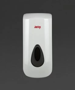 Jantex Manual Liquid Soap And Hand Sanitiser Dispenser 900ml White
