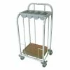 Craven Steel Single Tier Cutlery And Tray Dispense Trolley