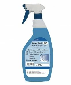 Diversey Suma Rapid D6L Glass And Stainless Steel Cleaner Ready To Use 750ml