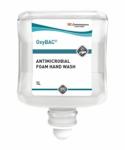 Deb OxyBAC Unperfumed Antibacterial Foam Hand Soap 1Ltr