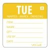 Vogue Dissolvable Day Of The Week Labels Tuesday (Pack Of 250)