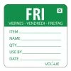 Vogue Dissolvable Day Of The Week Labels Friday (Pack Of 250)