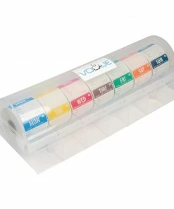Vogue Dissolvable Colour Coded Food Labels With 2" Dispenser