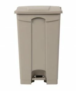 Jantex Kitchen Pedal Bin Beige 87Ltr