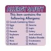 Vogue Allergen Food Labels (Pack Of 500)