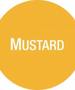 Vogue FIFO Sauce Bottle Mustard Labels (Pack Of 24)