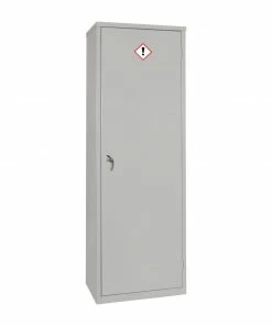 Elite Lockers COSHH Cabinet Single Door Grey 20Ltr