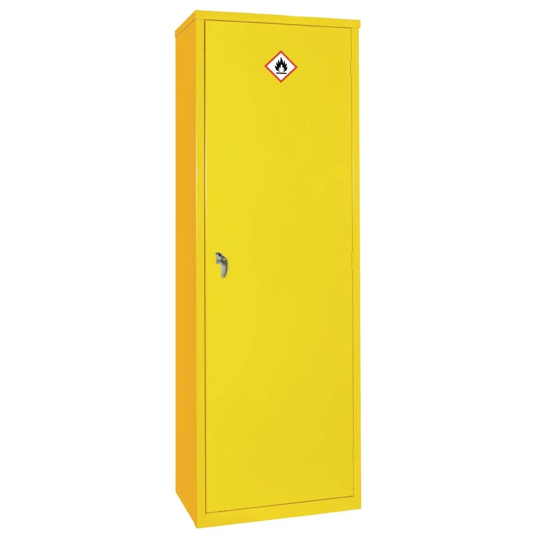 Elite Lockers COSHH Cabinet Single Door Yellow 20Ltr