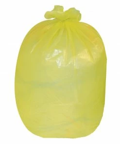 Jantex Large Medium Duty Yellow Bin Bags 80Ltr (Pack Of 200)