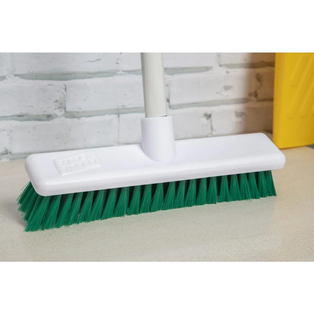 Jantex Soft Hygiene Broom Green 12in - Image 2