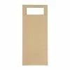Europochette Brown Cutlery Pouch With White Napkin (Pack Of 500)