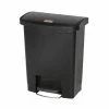 Rubbermaid Slim Jim Step On Front Pedal Black 30Ltr