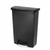 Rubbermaid Slim Jim Step On Front Pedal Black 90Ltr