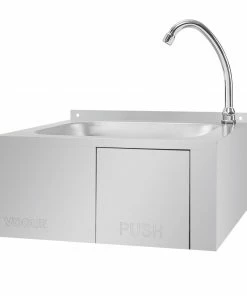 Vogue Stainless Steel Knee Operated Sink