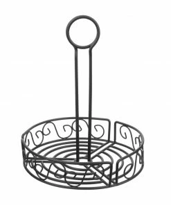 Olympia Wire Condiment Holder Black