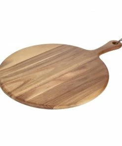 Olympia Acacia Wood Round Pizza Paddle Board 355mm
