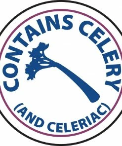 Vogue Food Allergen Label Celery And Celeriac (Pack Of 1000)