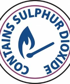 Vogue Food Allergen Label Sulphur Dioxide (Pack Of 1000)