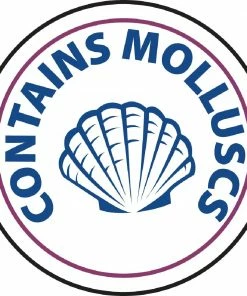 Vogue Food Allergen Label Molluscs (Pack Of 1000)