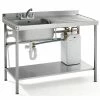 Parry Quick Fit Heated Sink Right Hand Drainer