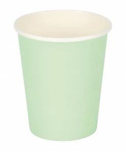 Fiesta Recyclable Coffee Cups Single Wall Turquoise 225ml / 8oz