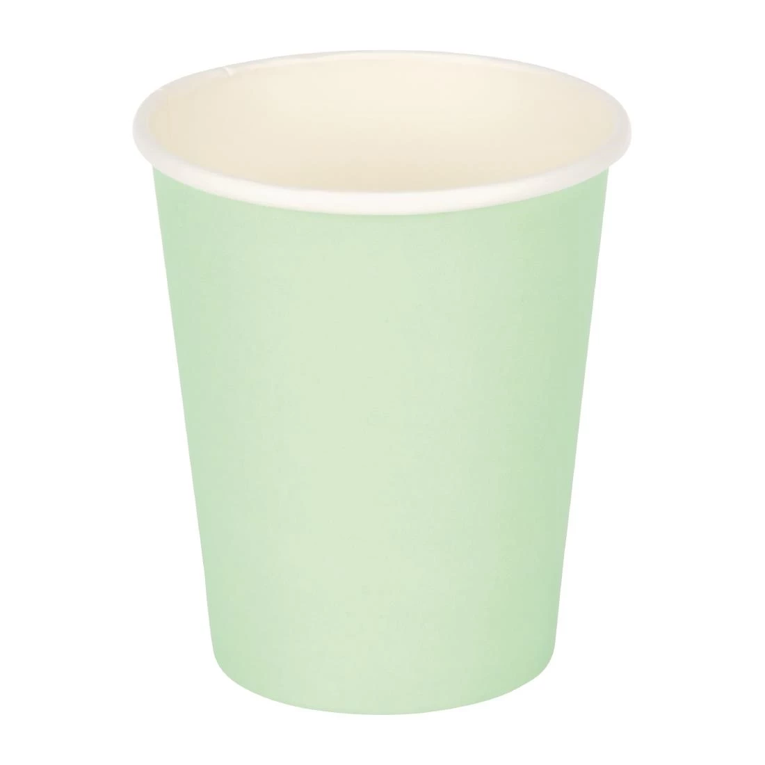 Fiesta Recyclable Coffee Cups Single Wall Turquoise 225ml / 8oz