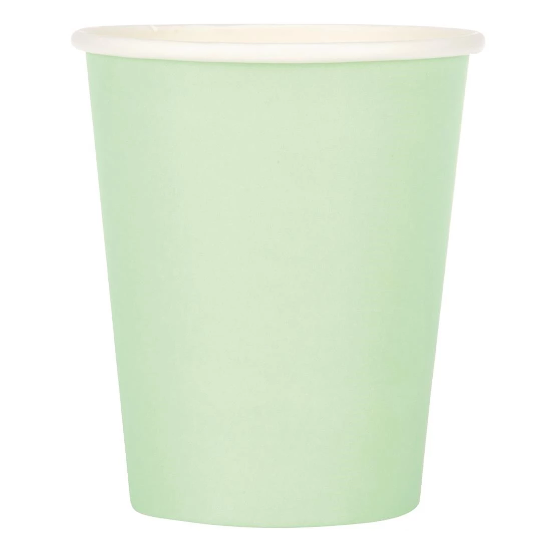 Fiesta Recyclable Coffee Cups Single Wall Turquoise 225ml / 8oz - Image 3