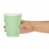 Fiesta Recyclable Coffee Cups Ripple Wall Turquoise 340ml / 12oz (Pack Of 500)