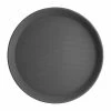 Olympia Kristallon Polypropylene Round Non-Slip Tray Black
