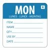 Vogue Removable Day Of The Week Label Monday (Pack Of 500)
