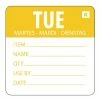 Vogue Removable Day Of The Week Label Tuesday (Pack Of 500)