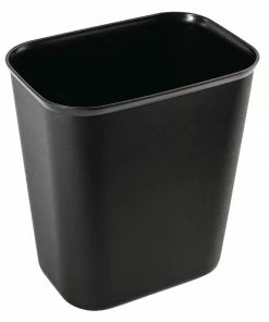Bolero Bedroom Bin Black 6Ltr