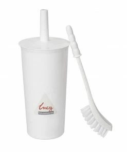 Jantex Toilet Brush And Holder White