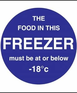 Vogue Food In This Freezer Sign