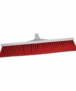 Scot Young SYR Hygiene Broom Head Stiff Bristle Red