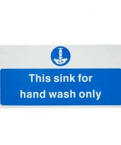Vogue Hand Wash Only Sign