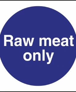 Vogue Raw Meat Only Sign