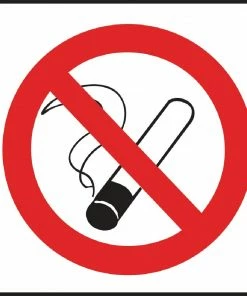 Vogue Square No Smoking Symbol Sign